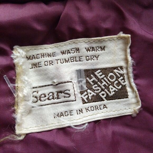 Vintage 70s Sears Color Block Puffer Vest - Picture 4 of 7